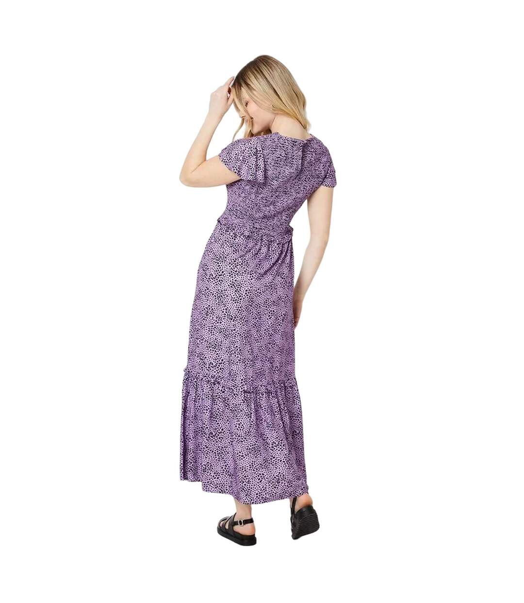 Robe mi-longue femme lilas Dorothy Perkins-2