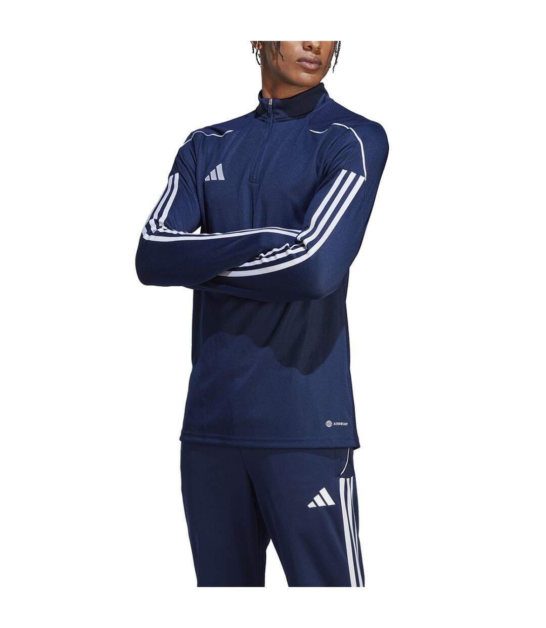 Sweat Entraînement Tiro League Homme Bleu Adidas-1