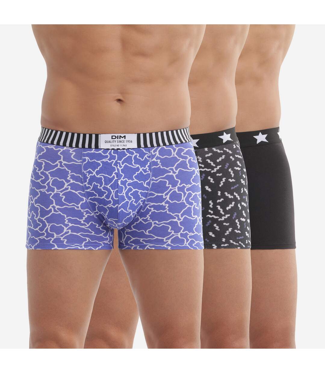 Lot de 3 Boxers Coton Stretch Vibes-1