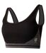 Dare 2B Womens/Ladies Don´t Sweat It Recycled Bikini Top (Black/Charcoal Grey) - UTRG6985