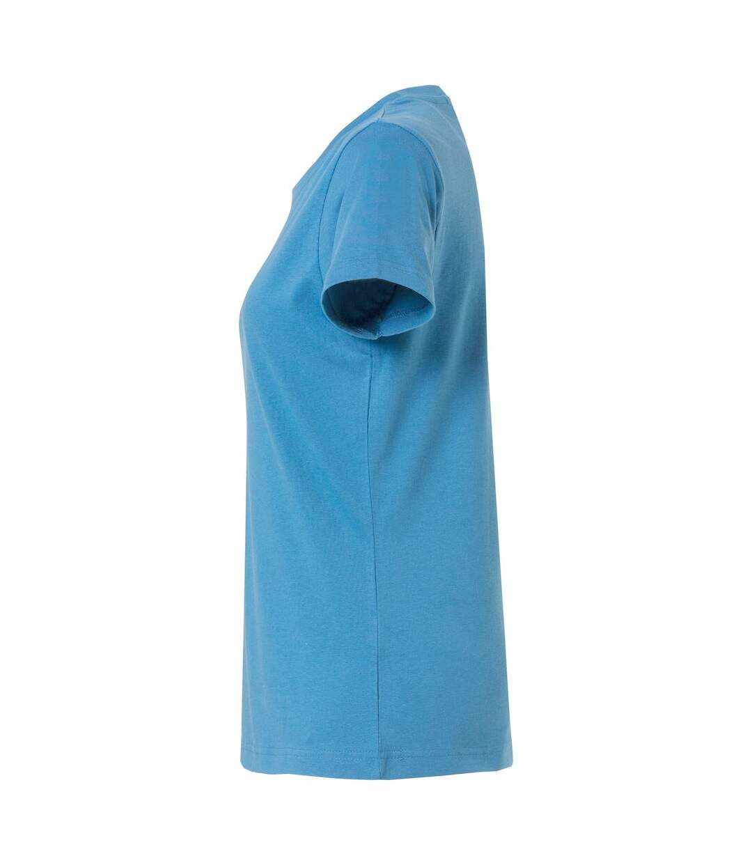 T-shirt Femme Turquoise Vif Clique-3