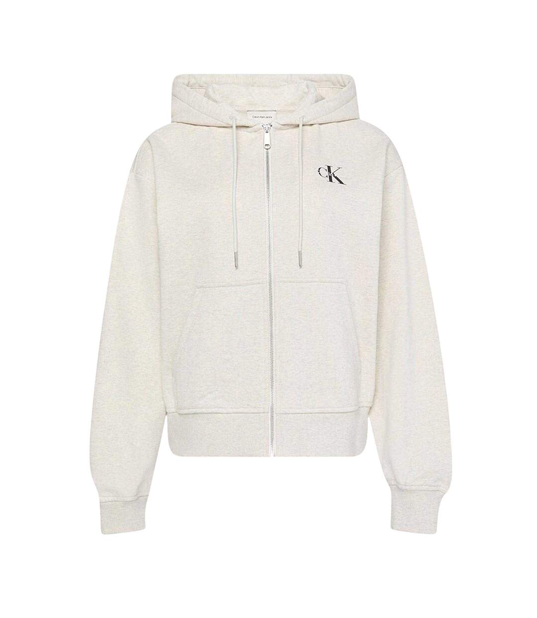 Veste À Capuche Femme Vanille Chiné Calvin Klein-2