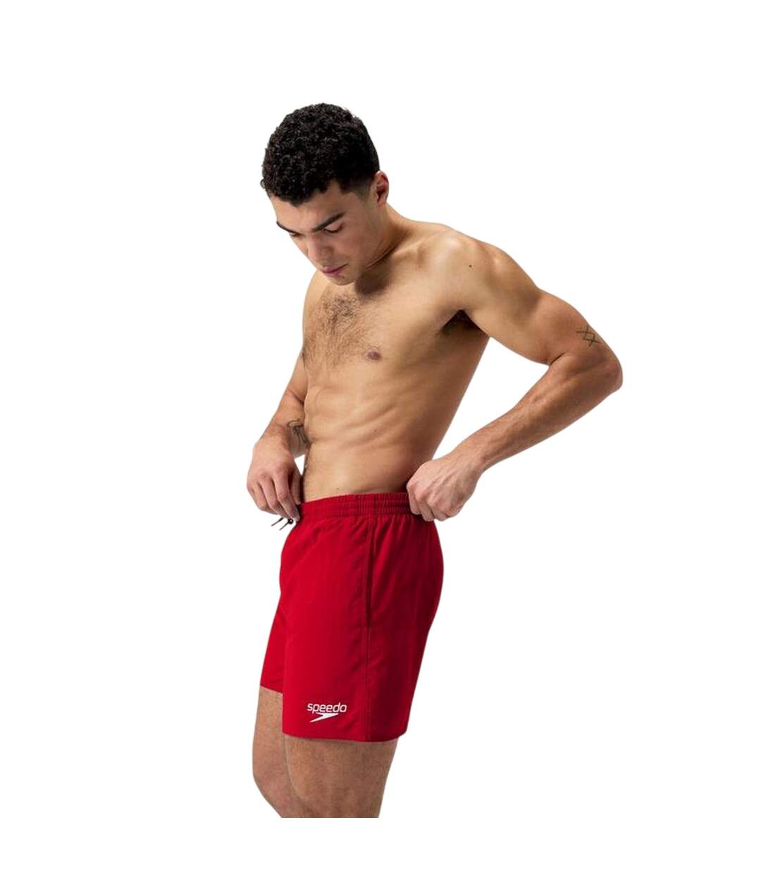 Mens Essential Swim Shorts Red Speedo-3
