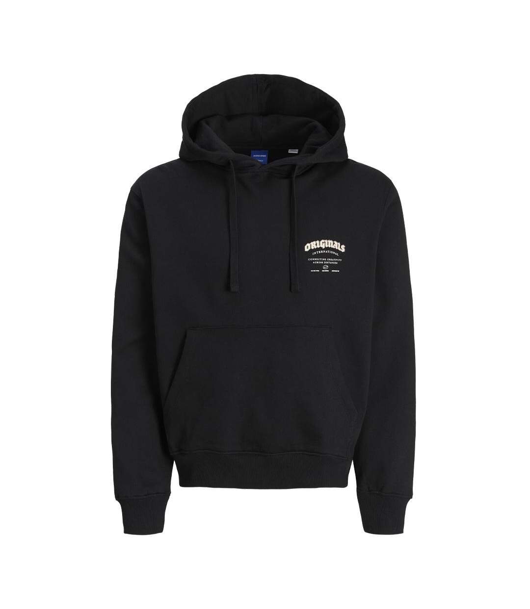 Sweat noir homme jack & jones meadows-1