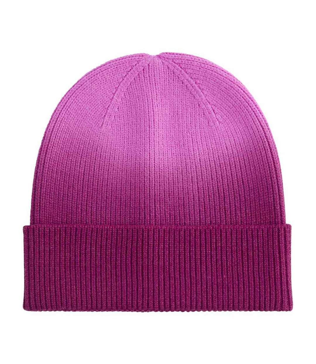 Bonnet Motif/style Dip-dye Adulte Rose Beechfield-1