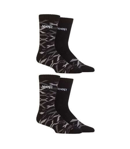 4 Pairs Mens Bamboo Boot Socks | Thick Heavy Duty Socks | Socks Ideal for Hiking