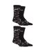 4 Pairs Mens Bamboo Boot Socks | Thick Heavy Duty Socks | Socks Ideal for Hiking-3