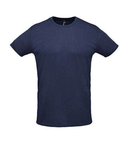 T-shirt Sprint Adulte Bleu Marine Français SOLS