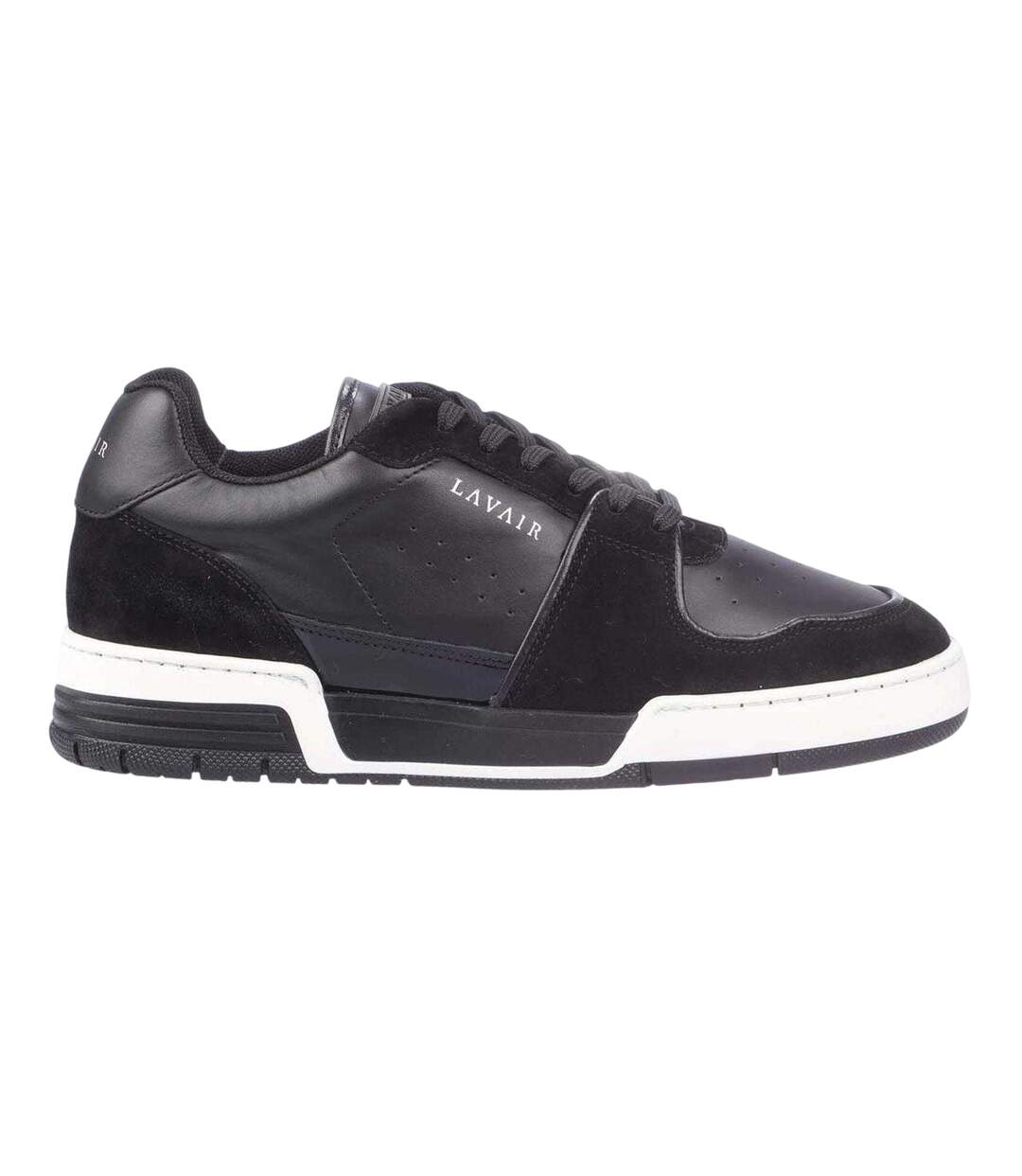 Baskets Vadum Homme Blanc Noir Lavair-1