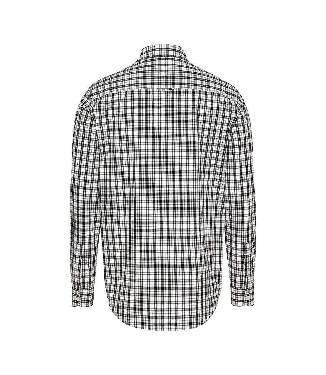 Chemise noir/blanc à carreaux homme tommy hilfiger night - l-2