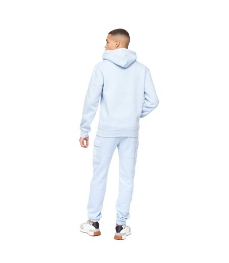 Mens Holdouts Hoodie Light Blue Crosshatch