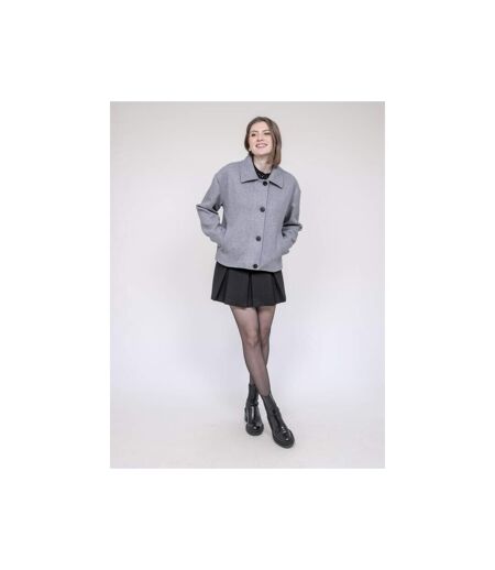 Veste courte effet laine UPARLIE - Dona X Lisa
