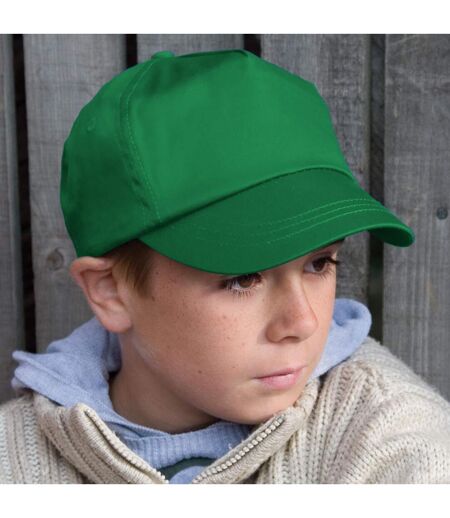 Casquette unie 100% coton enfant unisexe vert tendre Result
