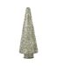 Sapin de Noël Déco à Paillettes Ethel 32cm Argent-1