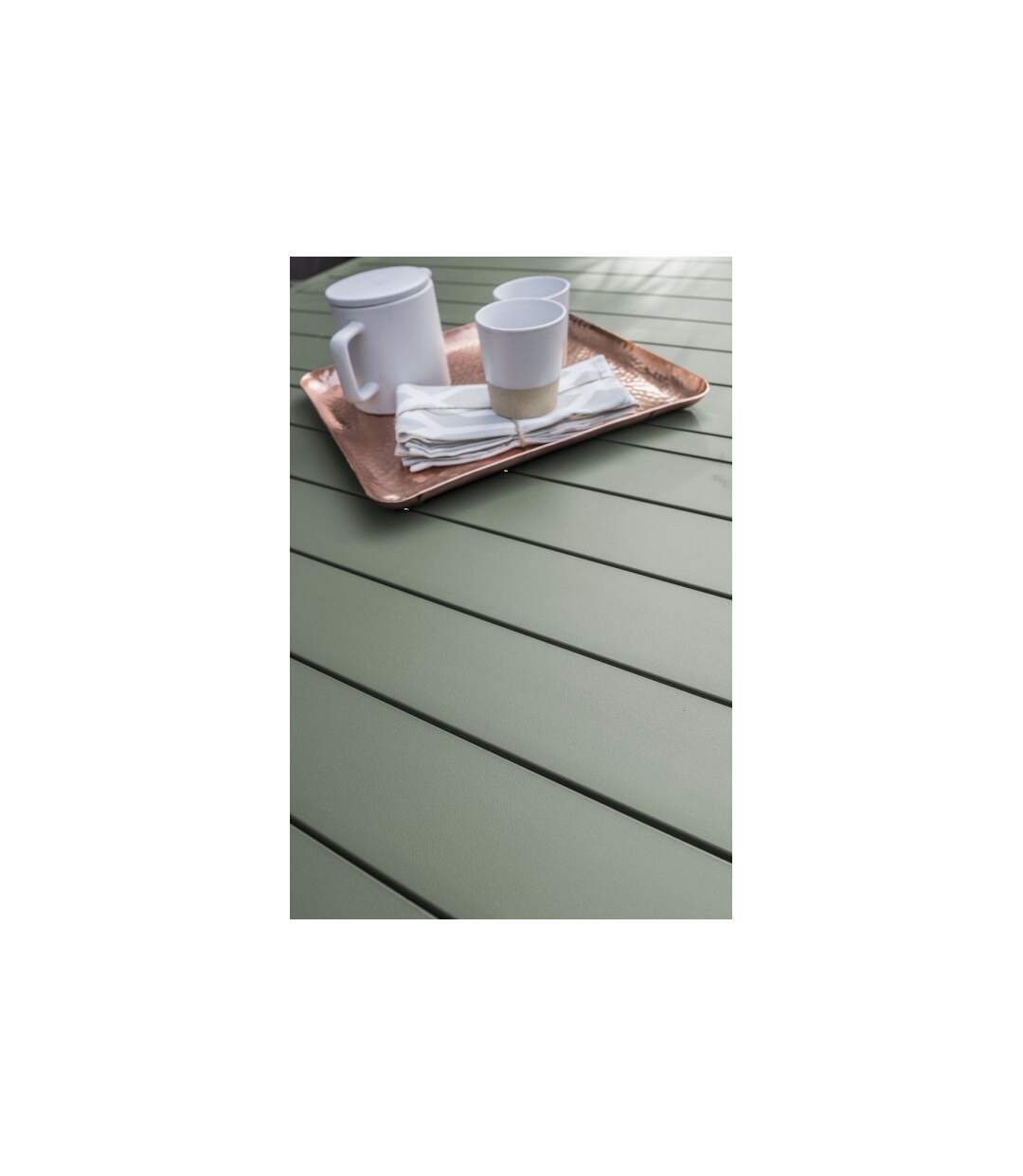Table de jardin Extensible Miami 180-240cm Kaki-3