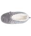 Isotoner Chaussettes d'intérieur femme maille jacquard, picots antidérapants-2