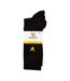 Lot De 3  Paires De Chaussettes Unies Homme Noir Lyle & Scott-2