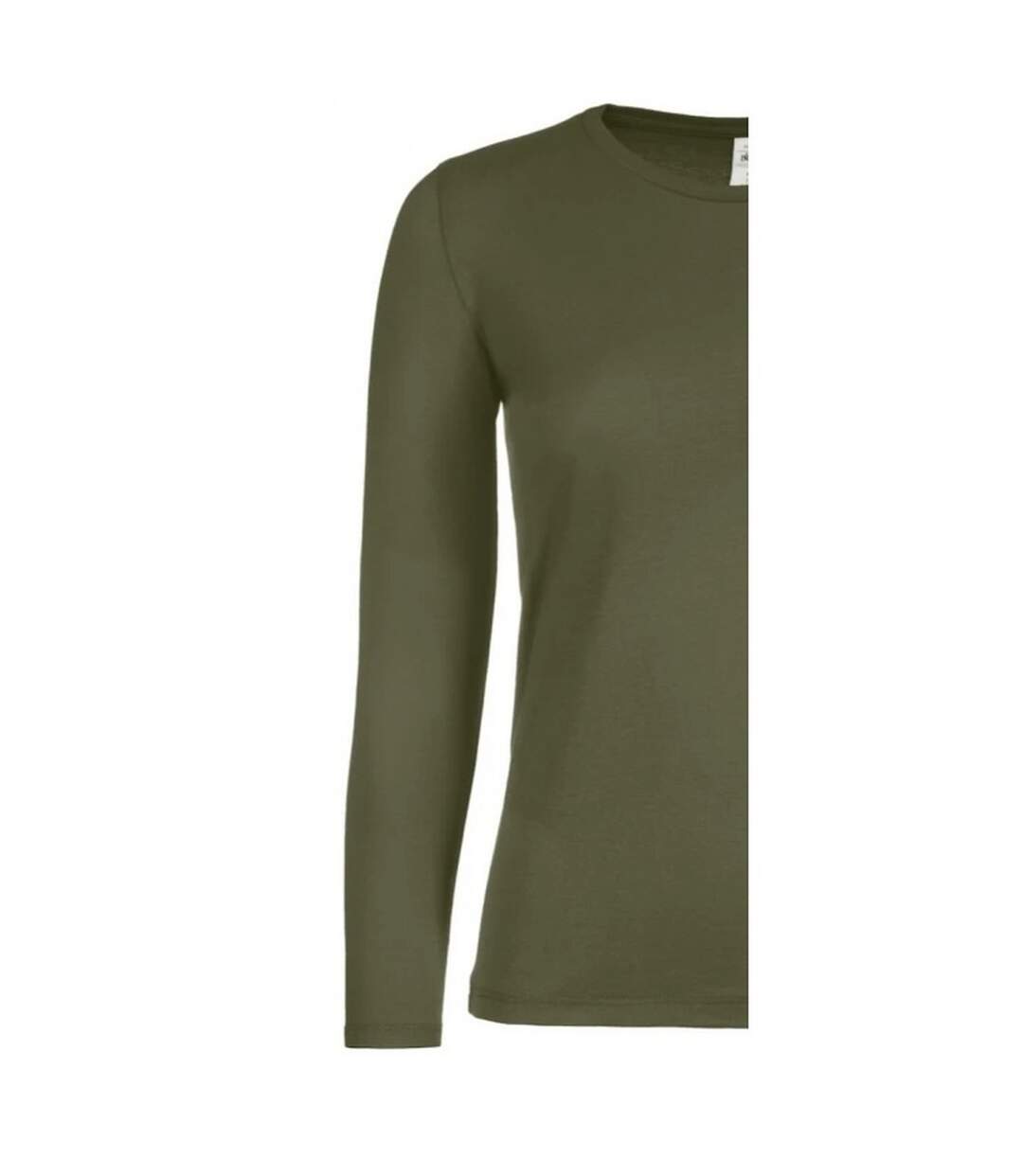 T-shirt Manches Longues #e150 Femme Vert Kaki B&C-2