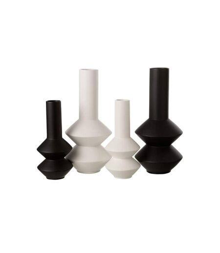 Paris Prix - Vase Design Céramique zihao 30cm Blanc