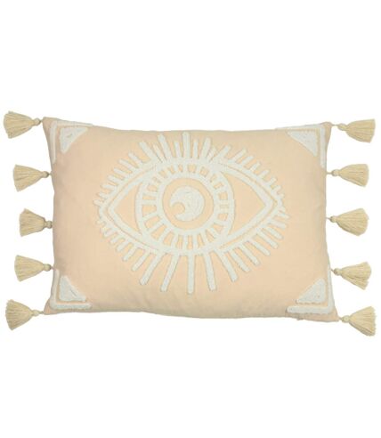 Furn Ashram Eye Throw Pillow Cover (Blush) (One Size) - UTRV2185