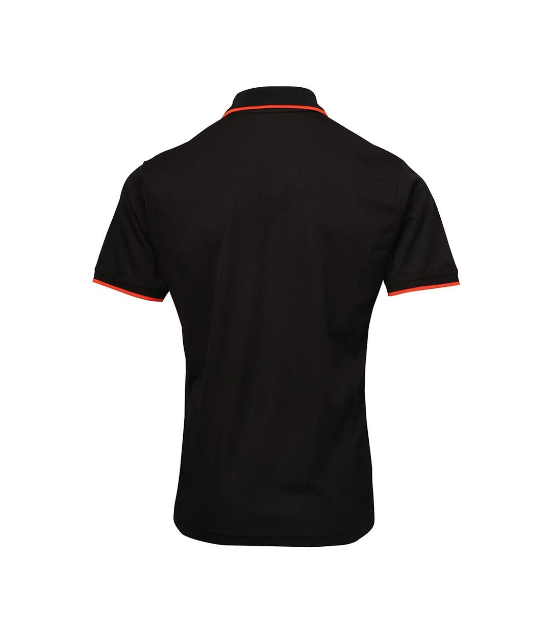 Polo Coolchecker Homme Noir Orange Premier-2
