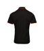 Polo Coolchecker Homme Noir Orange Premier-2