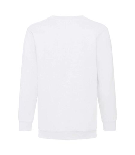 Sweat classic homme blanc Fruit of the Loom