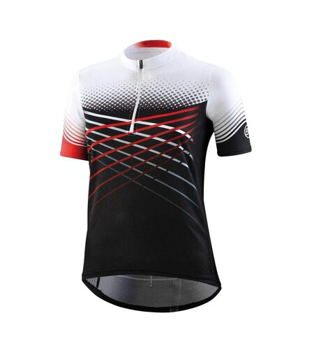 Maillot De Cyclisme Edera Mtb Femme Noir Rouge Bicycle Line