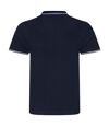 AWDis Mens - T-shirt POLO - Hommes (Bleu marine / blanc) - UTPC3155
