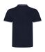 Mens t-shirt polo hommes bleu marine / blanc AWDis-2