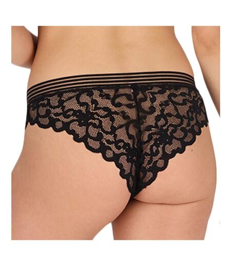 Tanga Noir Femme Les Petites Bombes Livia - S