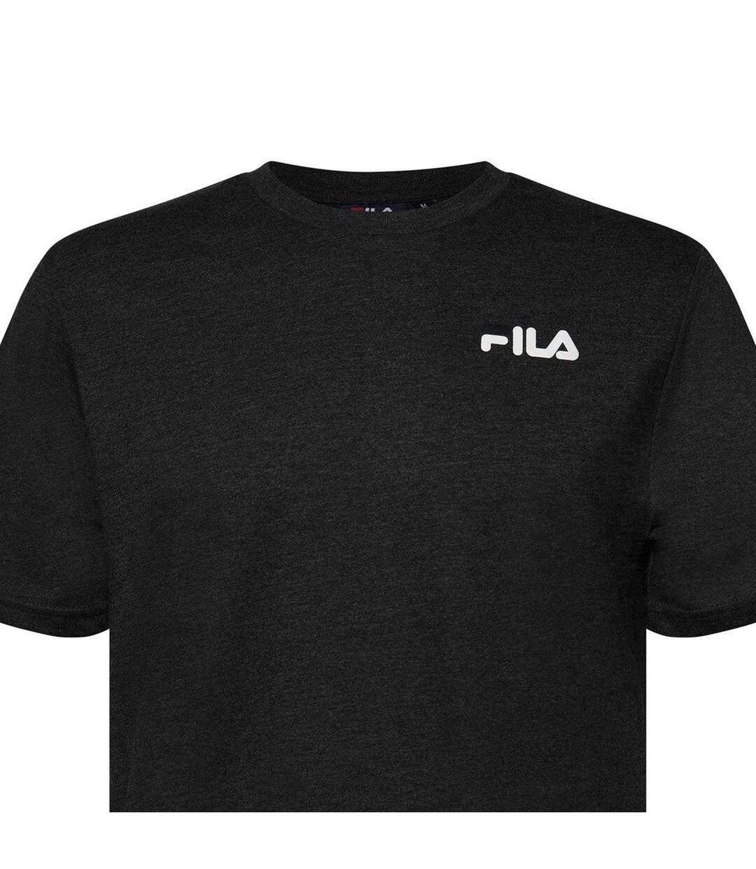 T-shirt Motif/style Graphique Chaz Homme Anthracite Chiné Fila-3