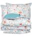 Parure de lit percale de coton ROXANE Taie 65x65 cm-2