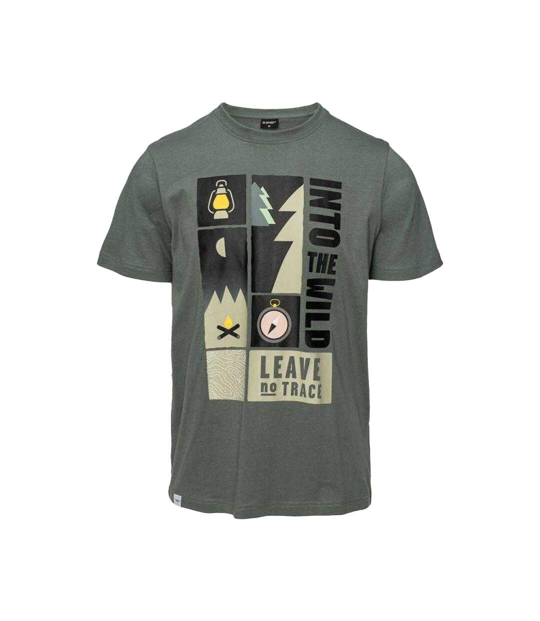 T-shirt Junis Homme Vert Hi-Tec-2