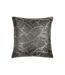 Seymour jacquard embroidered cushion cover 50cm x 50cm black Generic-1