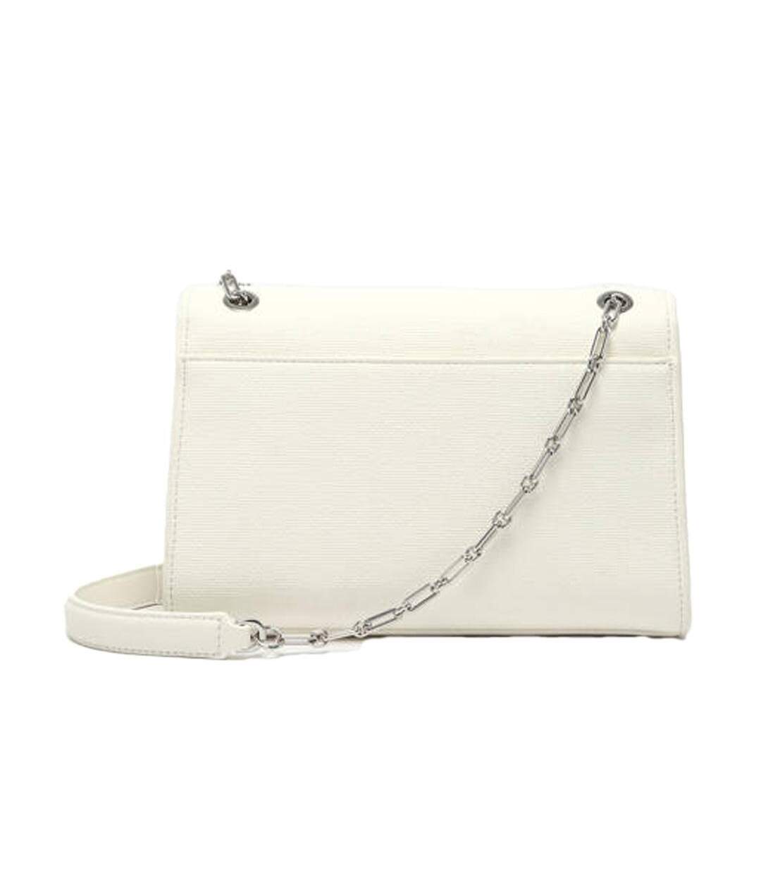 Sac à main ecru femme calvin klein jeans ck medium conv chain - taille unique-2