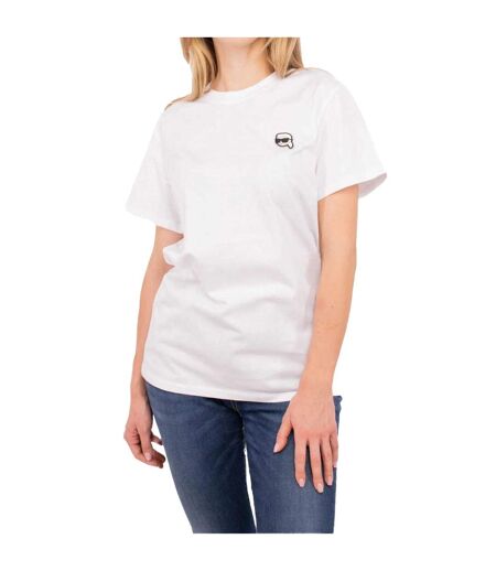 T-shirt Motif/style Logo Femme Blanc Karl Lagerfeld