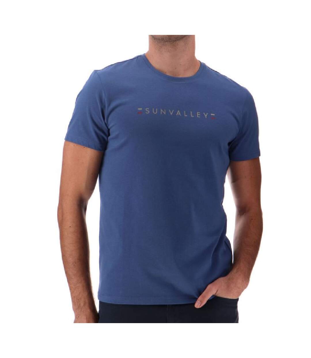 T-shirt Bleu Homme Sun Valley Codrep