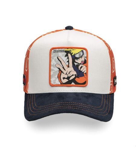 Casquette trucker avec filet mix sergé/suédine/mesh Naruto Uzumaki Capslab