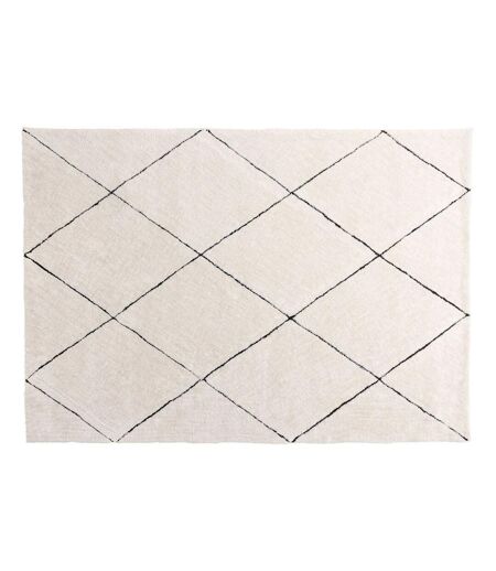 Tapis Déco Shaggy Patrik 200x290cm Blanc