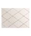 Tapis Déco Shaggy Patrik 200x290cm Blanc-1