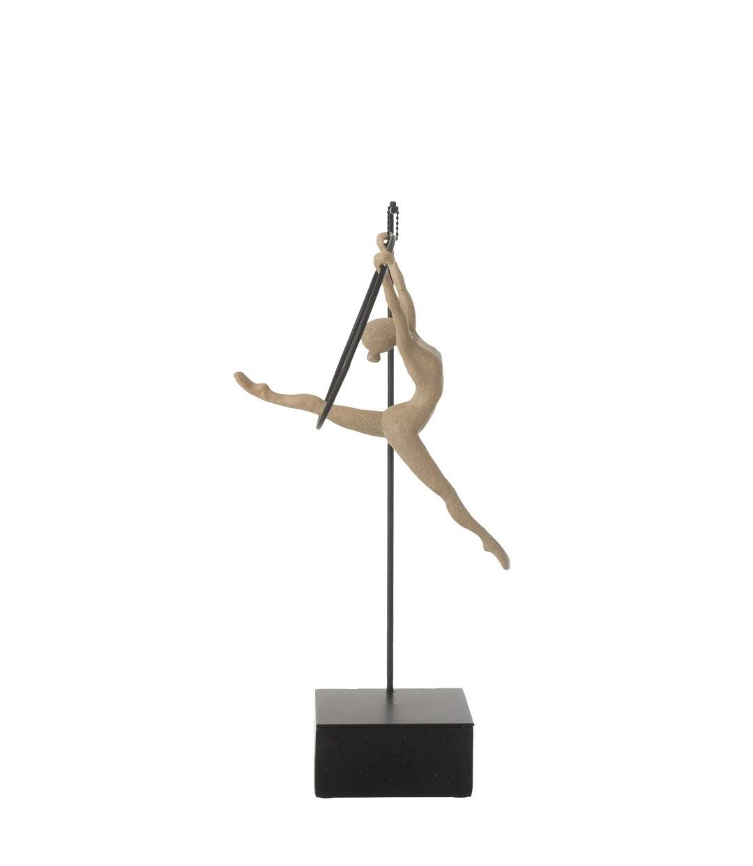 Gymnaste Cerceau sur Socle Beta 48cm Beige & Noir-2