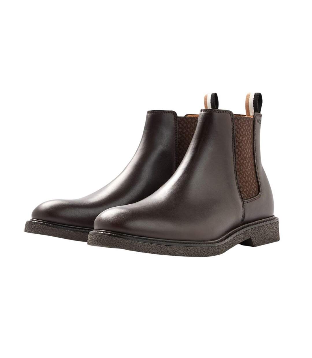 Bottines Chelsea Tunley Homme Marron Boss-3