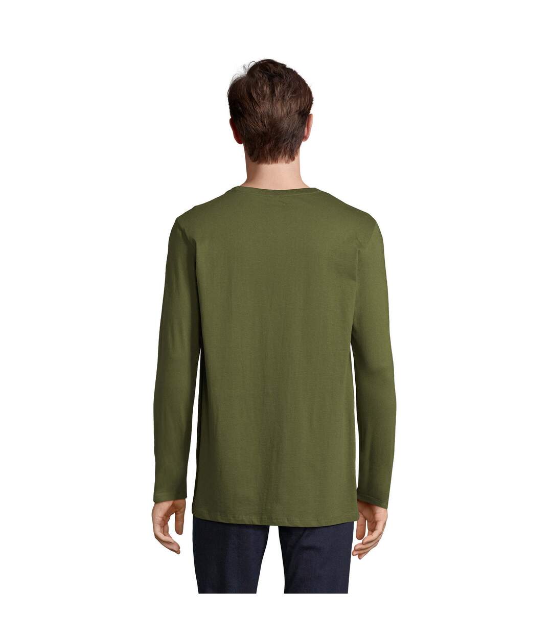 T-shirt Imperial Homme Kaki Foncé SOLS-2