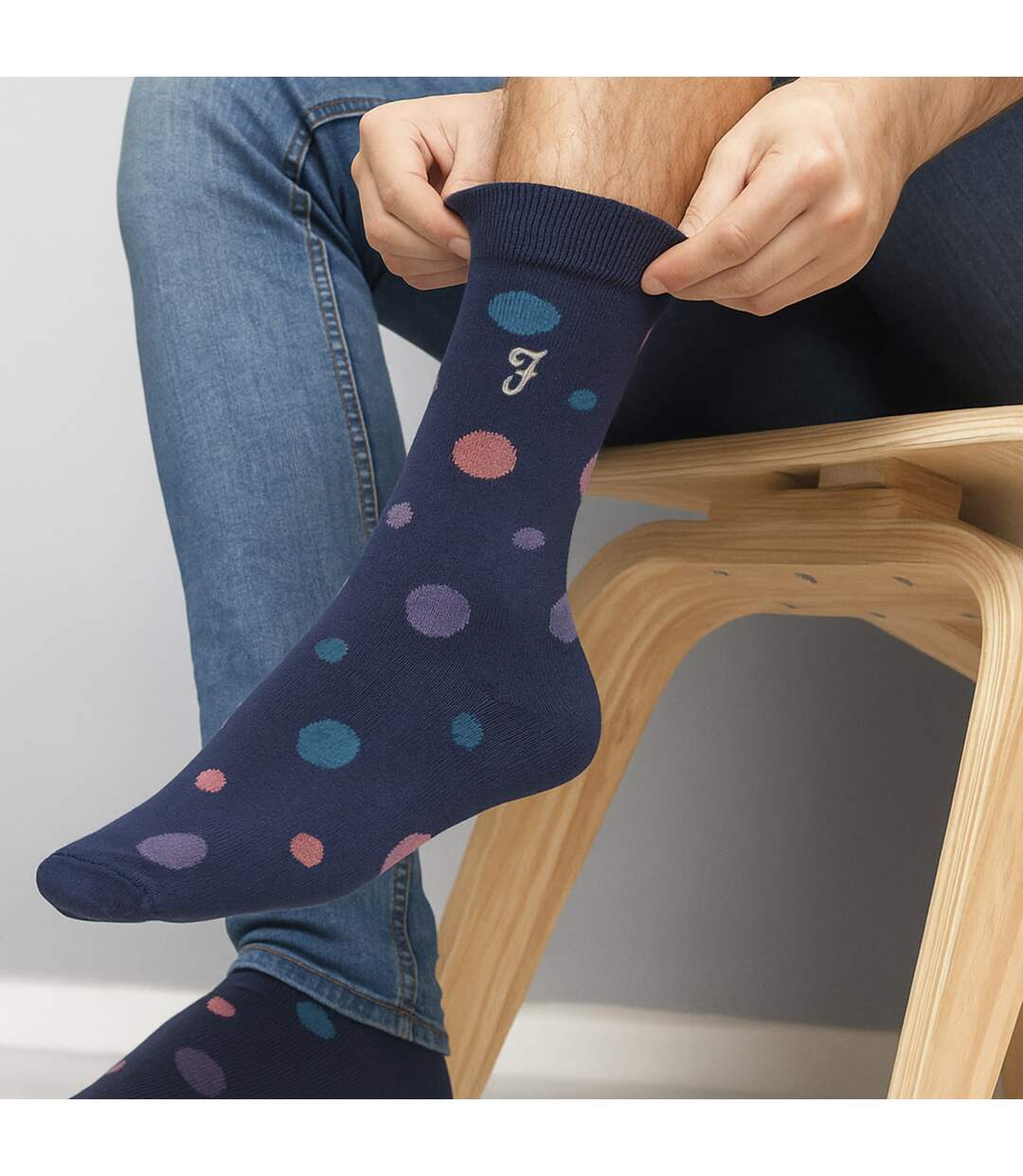 Farah - Lot de 5 paires de chaussettes douces respirantes en bambou homme-3