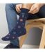Farah - Lot de 5 paires de chaussettes douces respirantes en bambou homme-3