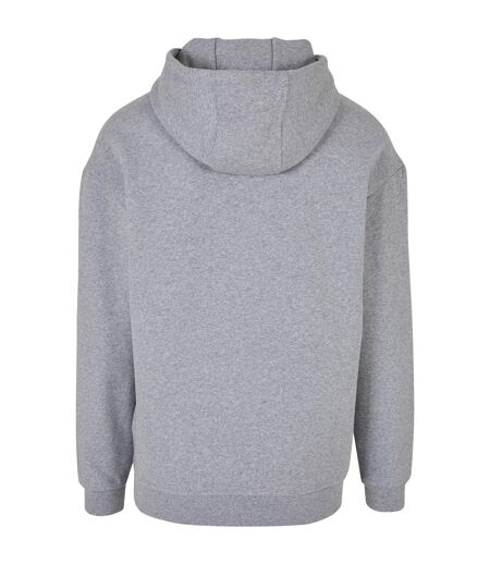 Mens Basic Oversized Hoodie Gris Chiné Build Your Brand