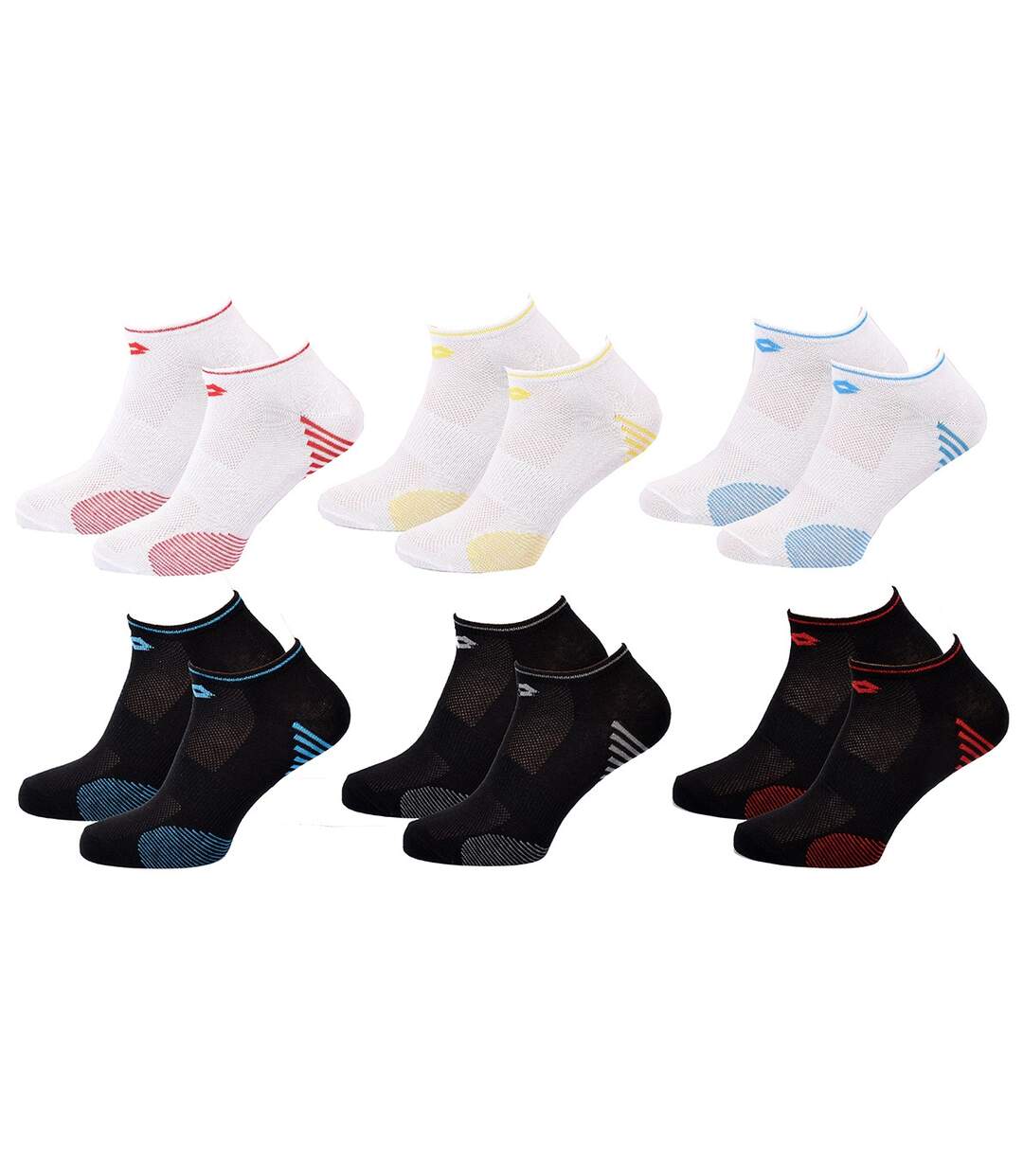 Chaussettes Homme LOTTO Pack de 6 paires SNEAKER 4514