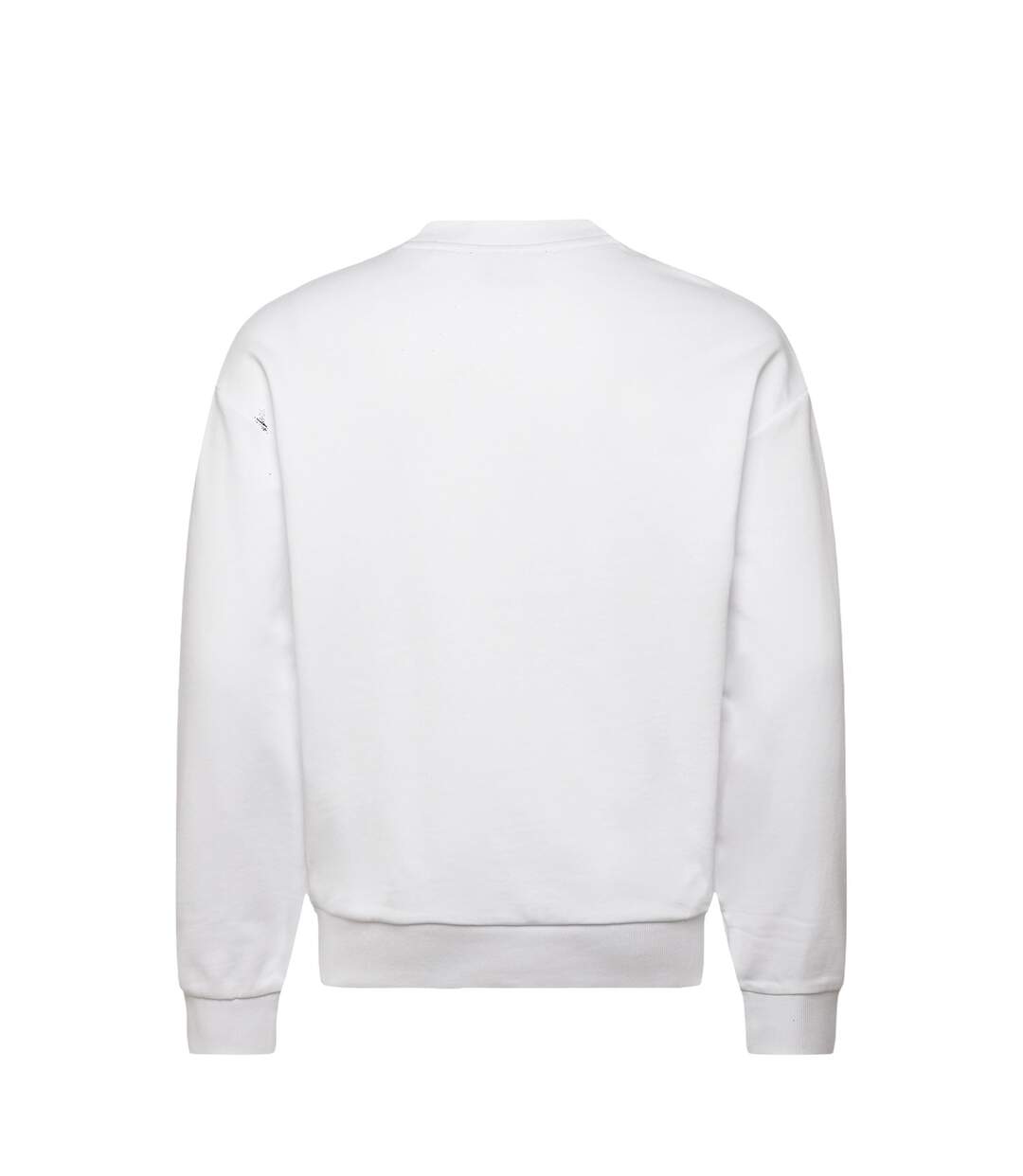 Mens Logo Crew Neck Sweatshirt White Hugo-2