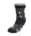 Isotoner Chaussettes d'intérieur homme maille fourrées - picots antidérapants-1